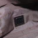 FENDI Zucca Canvas Mamma Baguette Hand Bag Brown Black Auth 182861A-16