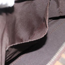 FENDI Zucca Canvas Mamma Baguette Hand Bag Brown Black Auth 182861A-20
