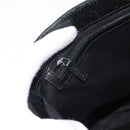 GUCCI GG Canvas Bamboo Handtas Zwart 112526 Auth 182862-24