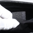 GUCCI GG Canvas Bamboo Handtas Zwart 112526 Auth 182862-26