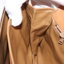 CELINE Macadam Canvas Shoulder Bag PVC Leather Brown Gold Auth 182863-20