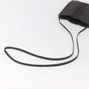 HERMES Her Line Pochette Schoudertas Canvas Grijs Auth 182866-7