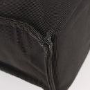 HERMES Her Line MM Handtasche Canvas Grau Silber Auth 182867-15