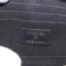 CHANEL COCO Mark Clutch Bag Calf Skin Gold CC Auth 182873SAM-16