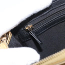 CHANEL COCO Mark Clutch Bag Calf Skin Gold CC Auth 182873SAM-20