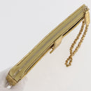 CHANEL COCO Mark Clutch Bag Calf Skin Gold CC Auth 182873SAM-6