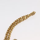 CHANEL COCO Mark Clutch Bag Calf Skin Gold CC Auth 182873SAM-8
