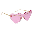 LOEWE Sunglasses metal Gold Tone Auth 182875M-1
