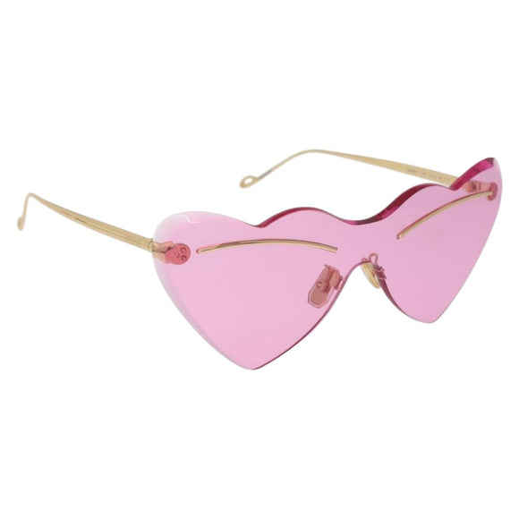 LOEWE Sunglasses metal Gold Tone Auth 182875M