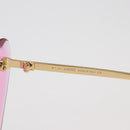 LOEWE Sunglasses metal Gold Tone Auth 182875M-14
