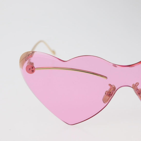 LOEWE Sunglasses metal Gold Tone Auth 182875M