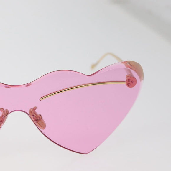 LOEWE Sunglasses metal Gold Tone Auth 182875M