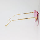 LOEWE Sunglasses metal Gold Tone Auth 182875M-5