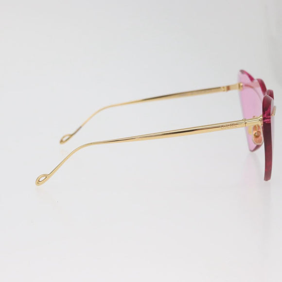 LOEWE Sunglasses metal Gold Tone Auth 182875M