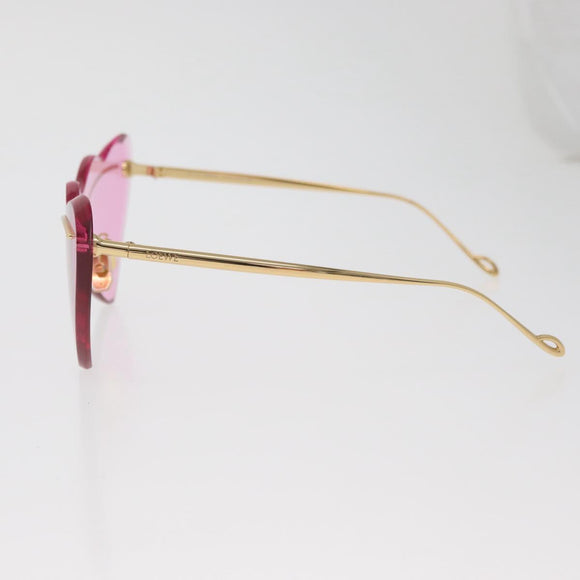 LOEWE Sunglasses metal Gold Tone Auth 182875M