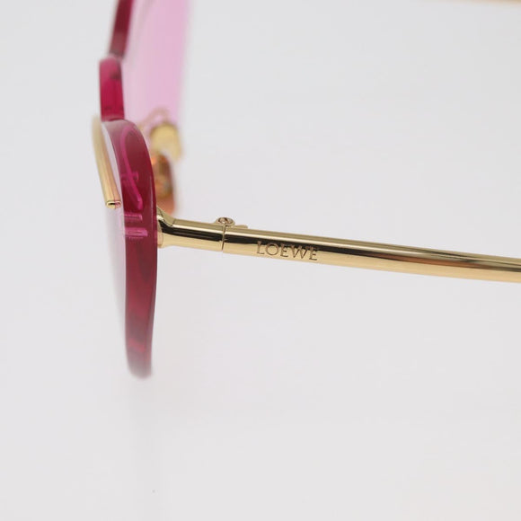 LOEWE Sunglasses metal Gold Tone Auth 182875M