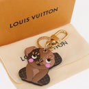 LOUIS VUITTON Monogram Porte Cles LV Puppy Charm Brown M80242 LV Auth 182879SAM-9