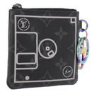 LOUIS VUITTON Monogram Eclipse Small Purse Pouch M64432 LV Auth 182880M-1