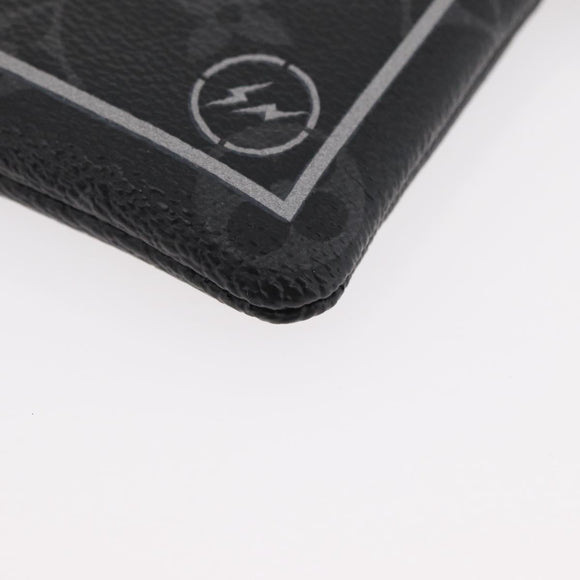 LOUIS VUITTON Monogram Eclipse Small Purse Pouch M64432 LV Auth 182880M