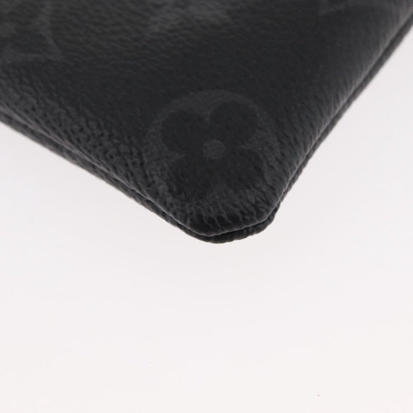 LOUIS VUITTON Monogram Eclipse Small Purse Pouch M64432 LV Auth 182880M