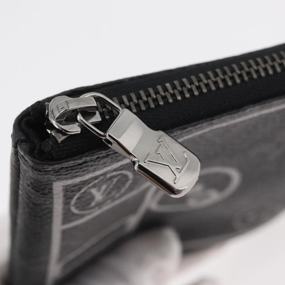 LOUIS VUITTON Monogram Eclipse Small Purse Pouch M64432 LV Auth 182880M