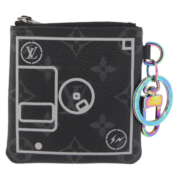 LOUIS VUITTON Monogram Eclipse Small Purse Pouch M64432 LV Auth 182880M