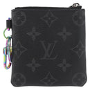 LOUIS VUITTON Monogram Eclipse Small Purse Pouch M64432 LV Auth 182880M-3
