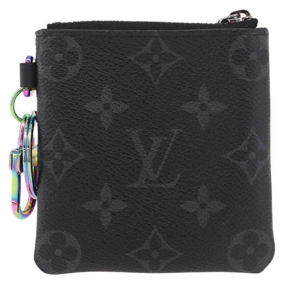 LOUIS VUITTON Monogram Eclipse Small Purse Pouch M64432 LV Auth 182880M