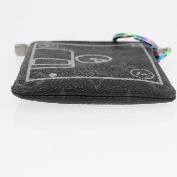 LOUIS VUITTON Monogram Eclipse Small Purse Pouch M64432 LV Auth 182880M