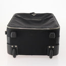 PRADA Carry Case Trunk Nylon Black Silver Auth 182881-13