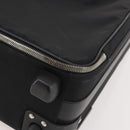 PRADA Carry Case Trunk Nylon Black Silver Auth 182881-14