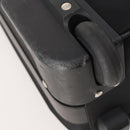 PRADA Carry Case Trunk Nylon Black Silver Auth 182881-17