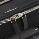 PRADA Carry Case Trunk Nylon Black Silver Auth 182881-21