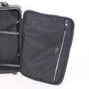 PRADA Carry Case Trunk Nylon Black Silver Auth 182881-23