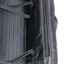 PRADA Carry Case Trunk Nylon Black Silver Auth 182881-28
