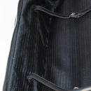 PRADA Carry Case Trunk Nylon Black Silver Auth 182881-29