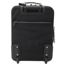 PRADA Carry Case Trunk Nylon Black Silver Auth 182881-3
