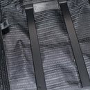 PRADA Carry Case Trunk Nylon Black Silver Auth 182881-30