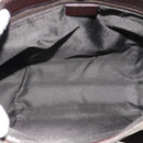 GUCCI GG Canvas Shoulder Bag Brown Silver 114273 Auth 182886A-16