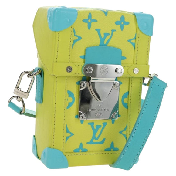 LOUIS VUITTON Monogram Playground Vertical Trunk Bag Yellow M82007 Auth 182888SM