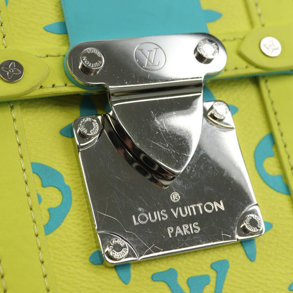 LOUIS VUITTON Monogram Playground Vertical Trunk Bag Yellow M82007 Auth 182888SM