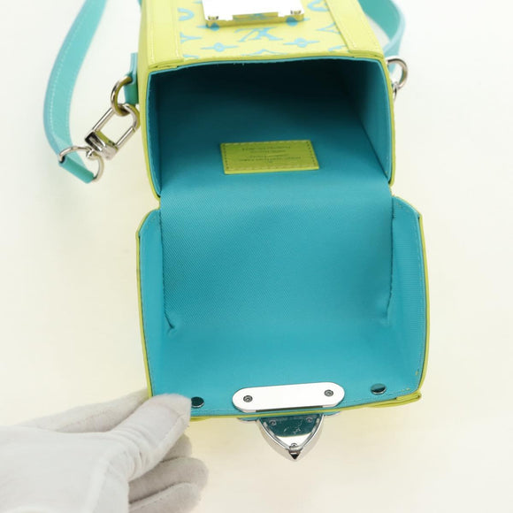 LOUIS VUITTON Monogram Playground Vertical Trunk Bag Yellow M82007 Auth 182888SM