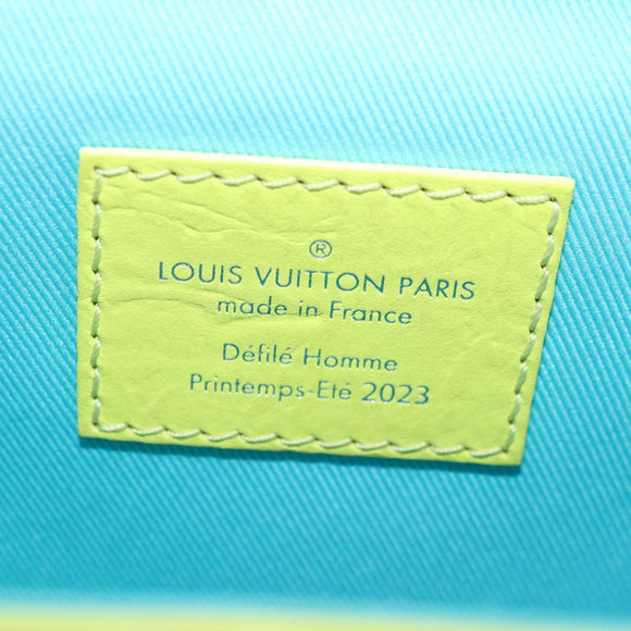 LOUIS VUITTON Monogram Playground Vertical Trunk Bag Yellow M82007 Auth 182888SM