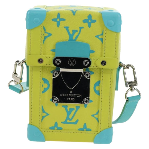 LOUIS VUITTON Monogram Playground Vertical Trunk Bag Yellow M82007 Auth 182888SM