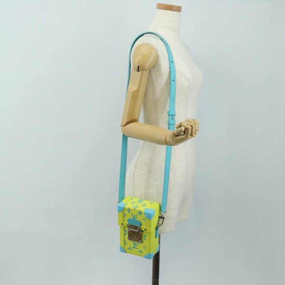 LOUIS VUITTON Monogram Playground Vertical Trunk Bag Yellow M82007 Auth 182888SM