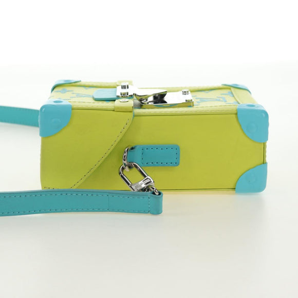 LOUIS VUITTON Monogram Playground Vertical Trunk Bag Yellow M82007 Auth 182888SM