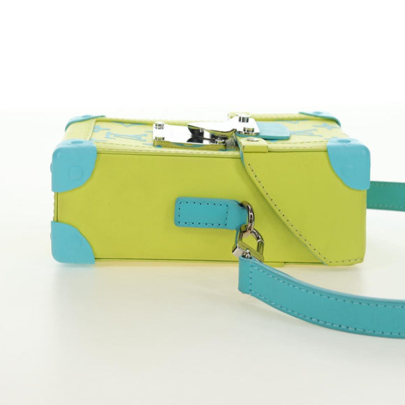 LOUIS VUITTON Monogram Playground Vertical Trunk Bag Yellow M82007 Auth 182888SM