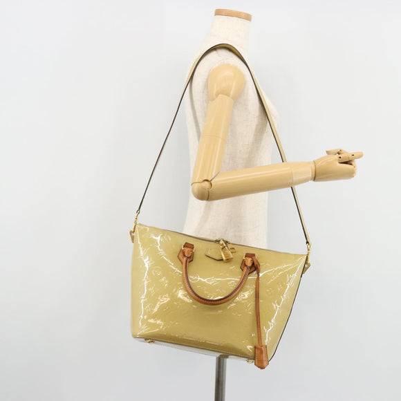 LOUIS VUITTON Vernis Montebello PM Hand Bag 2way Dunne M90167 LV Auth 182891