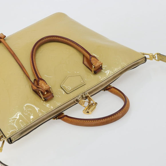 LOUIS VUITTON Vernis Montebello PM Hand Bag 2way Dunne M90167 LV Auth 182891