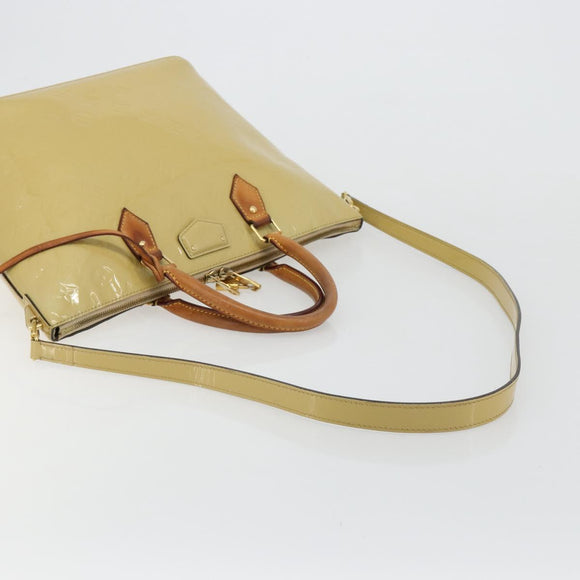 LOUIS VUITTON Vernis Montebello PM Hand Bag 2way Dunne M90167 LV Auth 182891